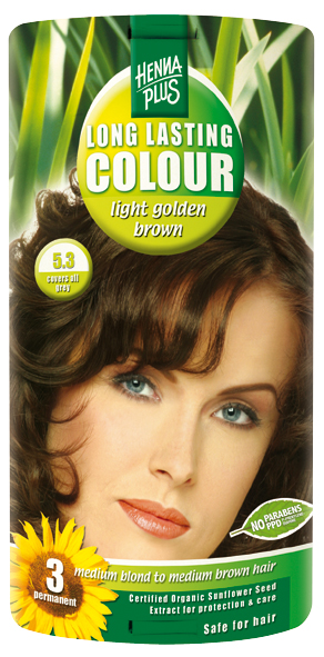HENNA PLUS Colore a lunga durata 5.3 marrone chiaro dorato