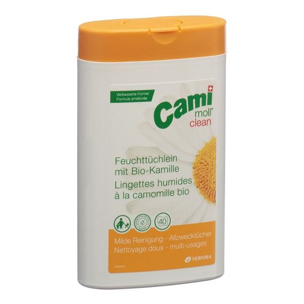 CAMI MOLL salviette umidificate formula nuova confezione da 40 pezzi