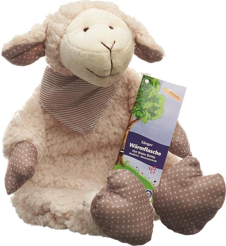 SÖNGER bottiglia d'acqua calda 0,8l peluche pecora Lorry