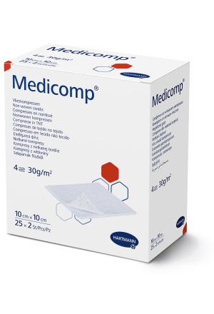 Medicomp Bl 4 pieghe S30 10x10cm sterile 40 x 5 pezzi