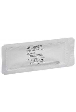 Forcipe metallico Promedical 14 cm anatomico sterile con marcatura verde