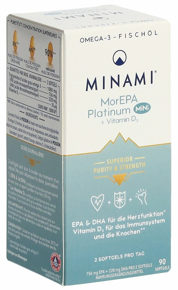 Minami MorEPA Platinum Mini Softgels Ds 90 pezzi