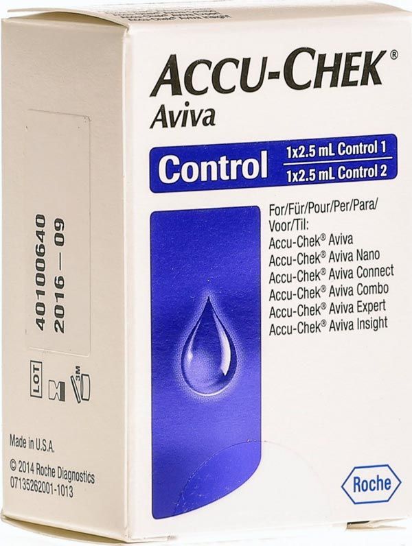 Soluzione di controllo Accu-Chek Aviva 2 x 2,5 ml