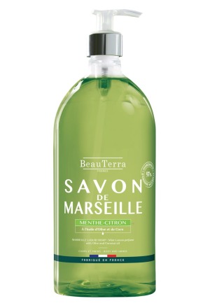 Sapone liquido BeauTerra Marsiglia menta-limone 1000ml