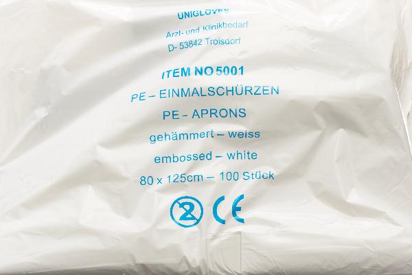 Grembiuli monouso Semadeni 1250mm bianco 100 pezzi