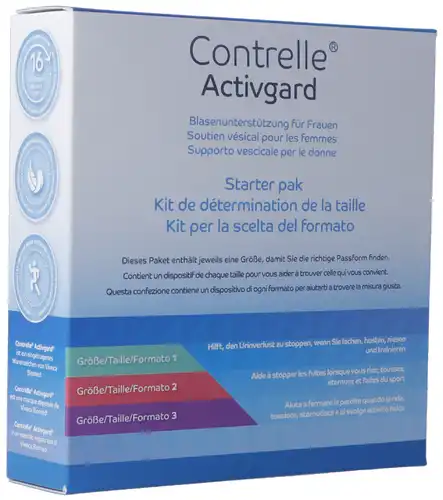 CONTRELLE Activgard pessario starter pack assortito 3 pezzi