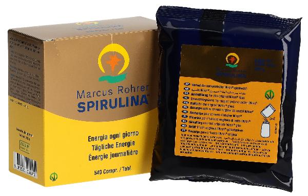 Marcus Rohrer Compresse di Spirulina Ricarica 540 pezzi