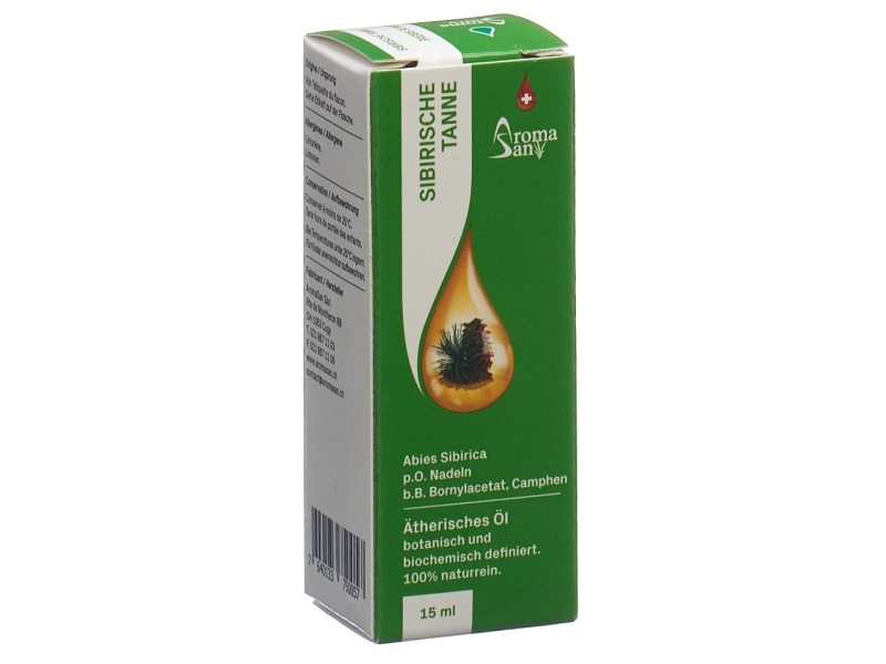 AromaSan Sibiri abete etere/olio 1,8 cin fusto 15ml