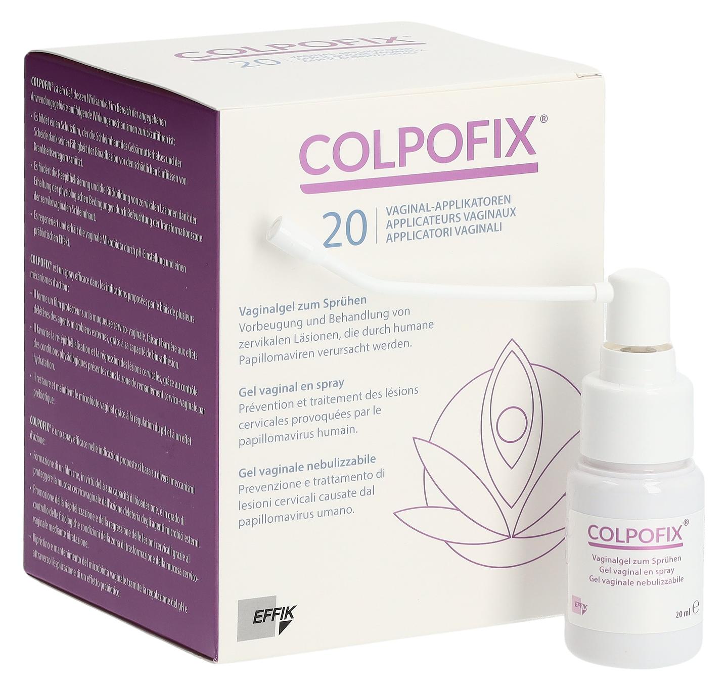 COLPOFIX Gel vaginale Spray 20 Appl 2 x 20ml