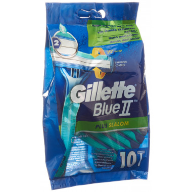 Gillette Blue II Plus Slalom rasoio usa e getta 10 pezzi