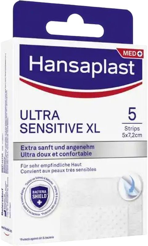 HANSAPLAST Medicazione per ferite XL Ultra Sensitive 5 pezzi