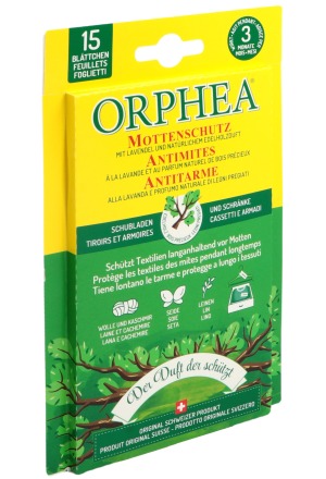Orphea antitarme foglie profumo di legno pregiato 15 pezzi
