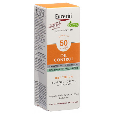 EUCERIN SUN Gel-crema viso antiolio SPF30 Tb 50ml