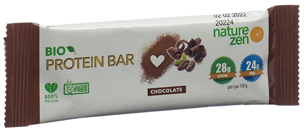Barretta proteica Nature Zen al cioccolato biologico 40 g