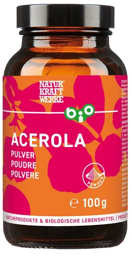 NaturKraftWerke Polvere di acerola biologica certificata kbA 100 g