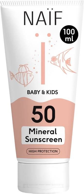 NAIF Baby&Kids Protezione solare minerale SPF50 100ml