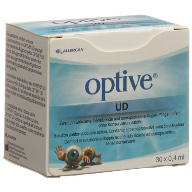 Optive Unit Tin Gocce per la cura degli occhi 30 Monodos 0,4ml