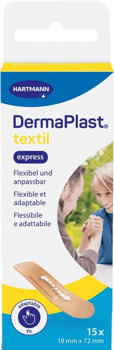 DermaPlast®Text Expr Strips 19x72 mm 15 pezzi