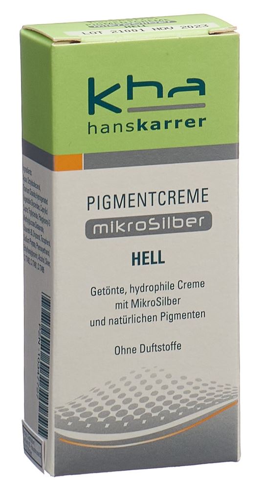 HANS KARRER Crema pigmentata MicroSilver light 20ml
