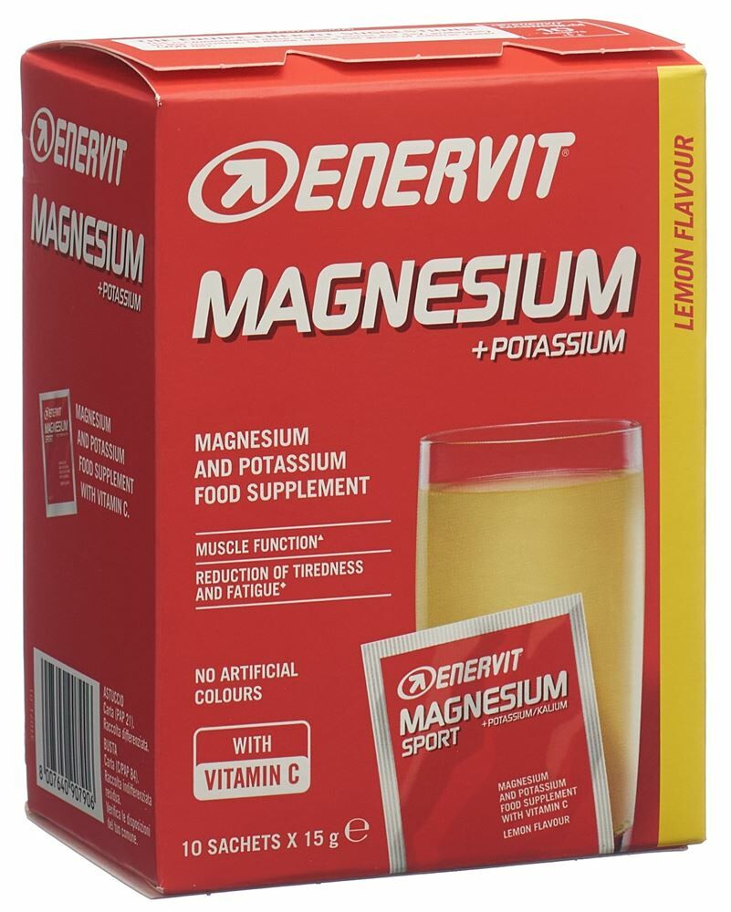 ENERVIT Plv Magnesio Potassio 10 Btl 15g
