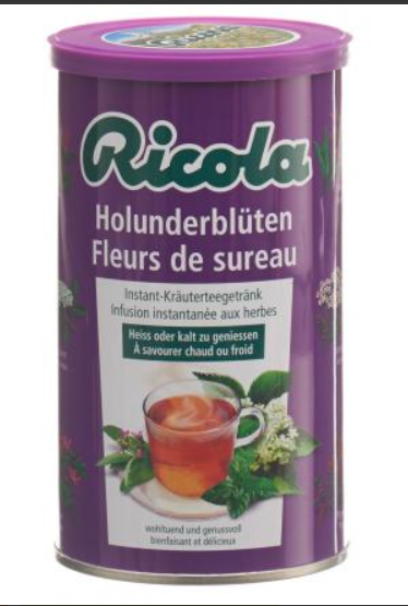 RICOLA Tè solubile ai fiori di sambuco Ds 200g