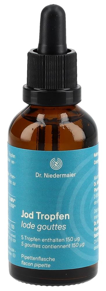 DR. NIEDERMAIER gocce di iodio flacone di vetro 50ml