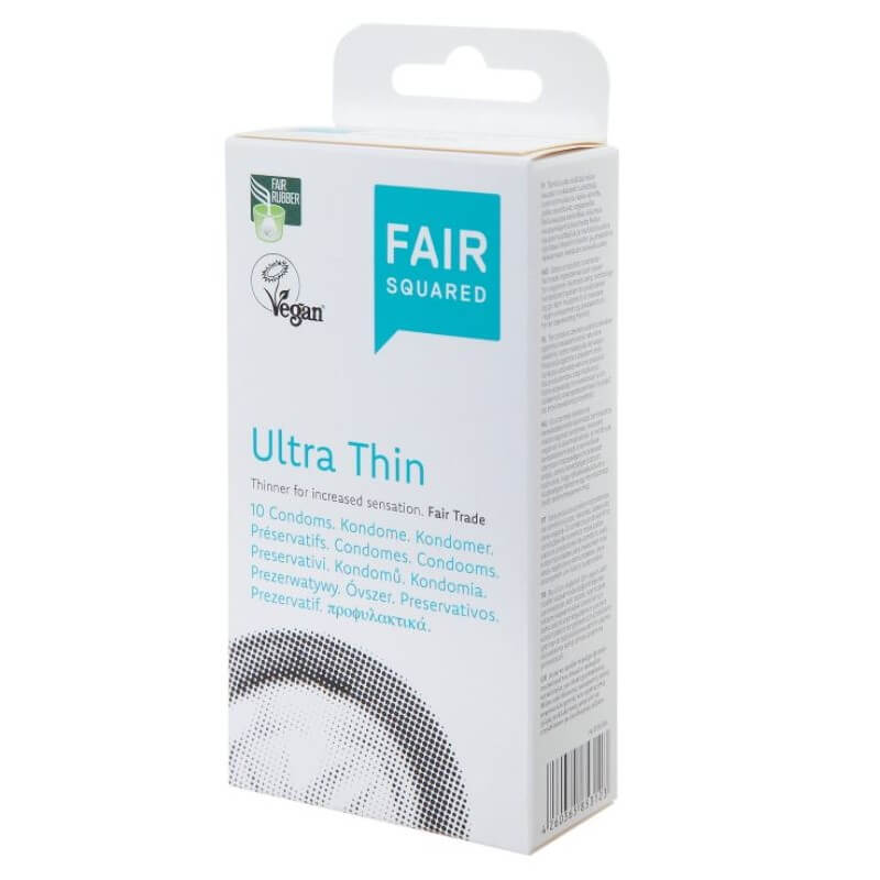 Preservativo Fairsquared Ultra sottile vegano 10 pezzi