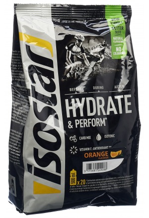 Isostar Hydrate & Perform Plv Arancione Btl 800g