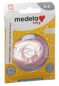 Medela Baby Nuggi Morbido Silicone 0-6 Rosa 2 pezzi