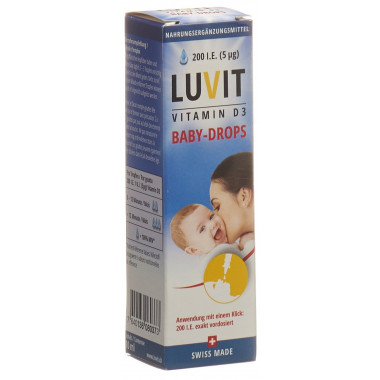 LUVIT Vitamina D3 Gocce per bambini 10ml