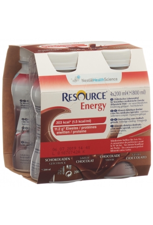 Resource Energy Chocolate 4 x 200 ml