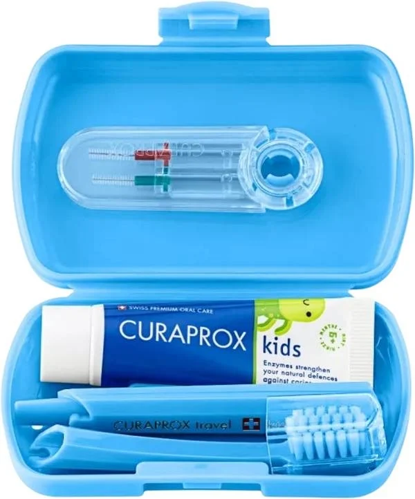 Curaprox kids Travel Set scatola blu