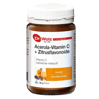 DR. WOLZ Acerola Vitamina C Flavonoidi degli agrumi 90g