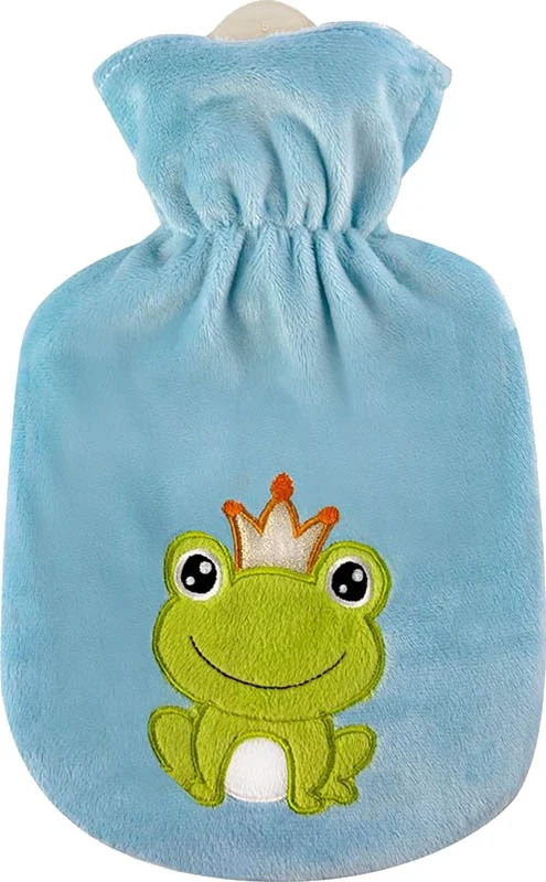 SÄNGER borsa dell'acqua calda Naturkau Velourb 0,8l Frog King