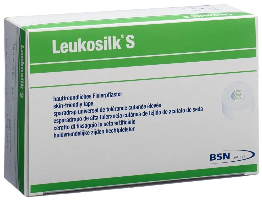 LEUKOSILK S Heftpflaster 9.2 m x 1.25 cm weiss 24 Stück