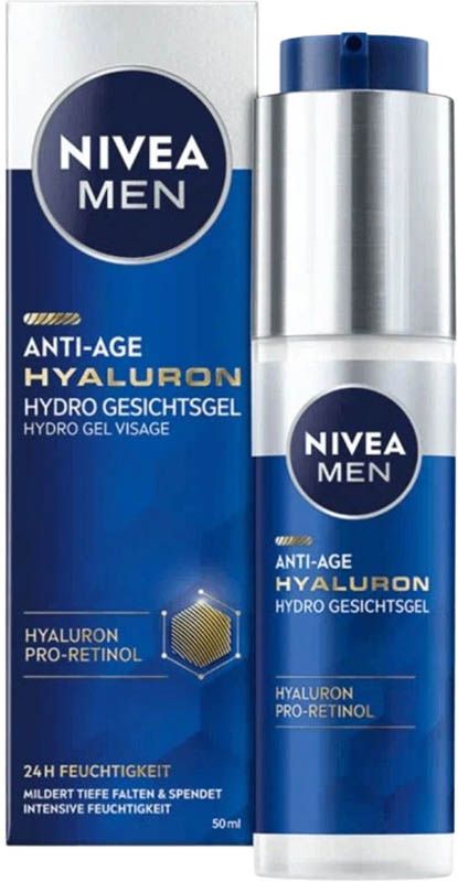 Nivea Men Hyaluron Hydro Gel viso 50ml