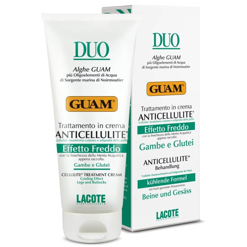 GUAM DUO crema da massaggio per il raffreddamento della cellulite 200ml