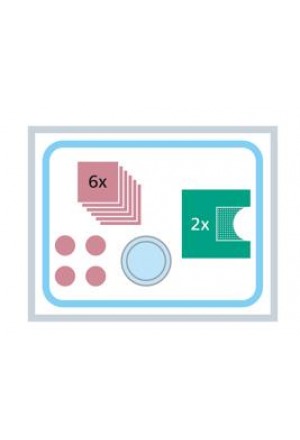 Set per il cambio della medicazione MediSet con panno di rivestimento