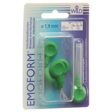 EMOFORM scovolini interdentali 1,9 mm verde chiaro 5 pezzi