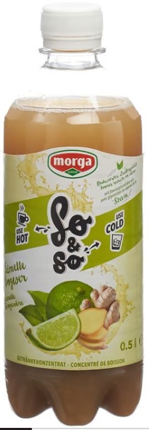 SO&SO Conc di tiglio e zenzero con Stevia Fl 5dl