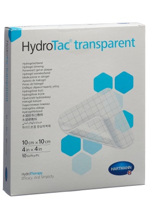 HydroTac trasparente 10x10cm sterile 10 pezzi