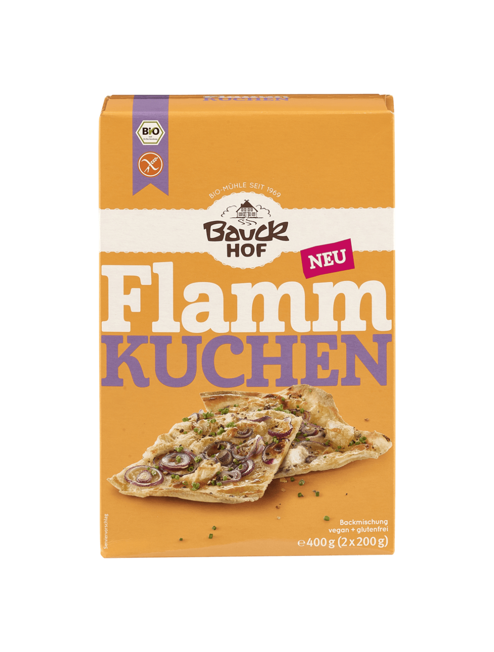 Bauckhof tarte flambée senza glutine 2 x 200g