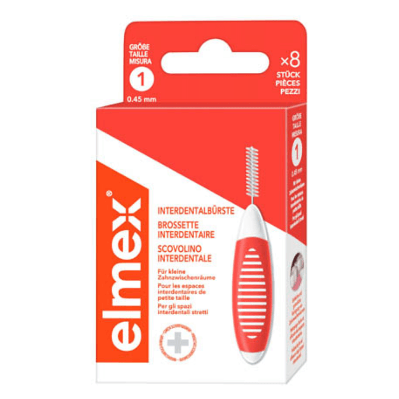 Scovolini interdentali elmex 0,45 mm arancione 8 pezzi