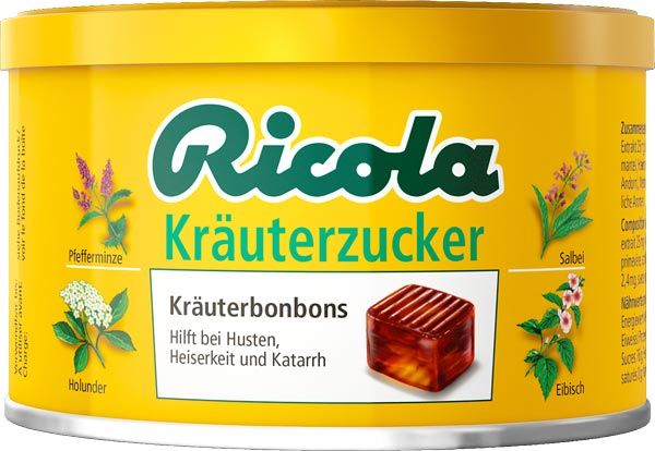 Ricola Zucchero alle erbe Caramelle alle erbe Ds 100g