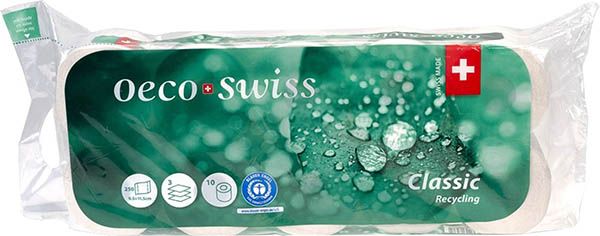 Rotolo di carta igienica OECO SWISS 10 pezzi