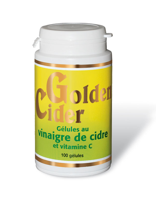 GOLDENCIDER Capsule di aceto di sidro di mele 100 Capsule