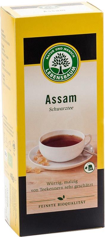 PUR Tè nero Assam biologico Btl 20 pezzi