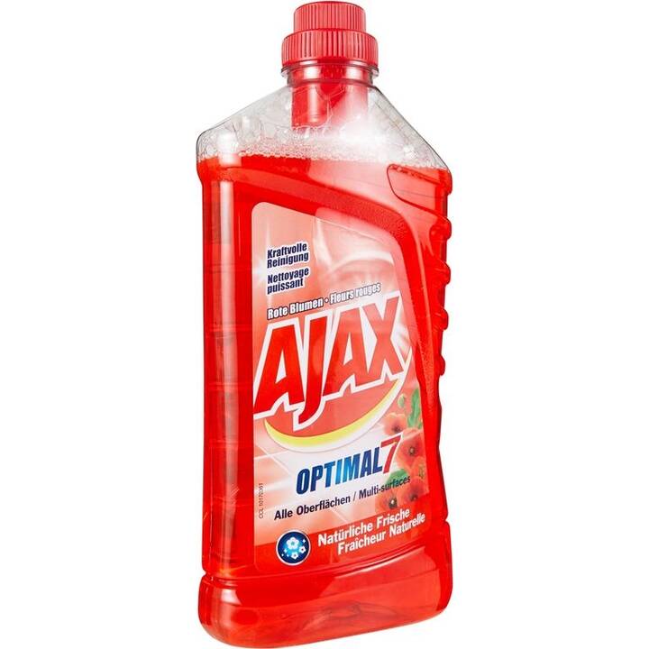 Ajax Optimal 7 Detergente multiuso liq Fiori Rossi 1 lt