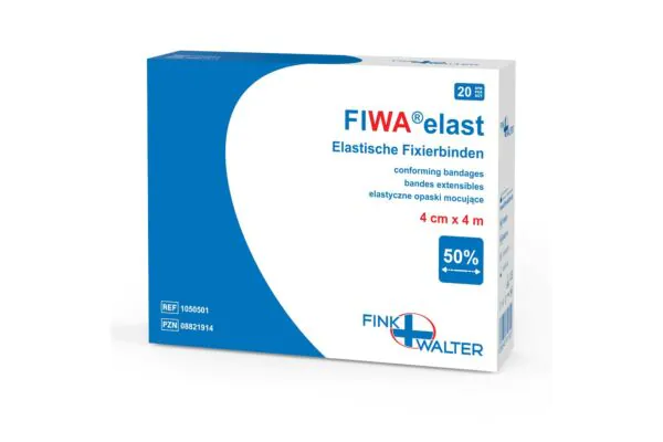 FIWA bende elastiche di fissaggio 4cmx4m rotolo 20 pezzi