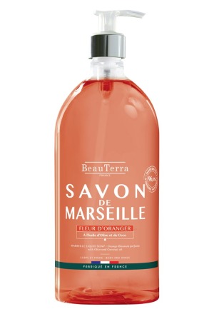 Sapone liquido BeauTerra Fiori d'arancio di Marsiglia 1000ml